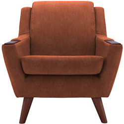 G Plan Vintage The Fifty Five Armchair Velvet Copper